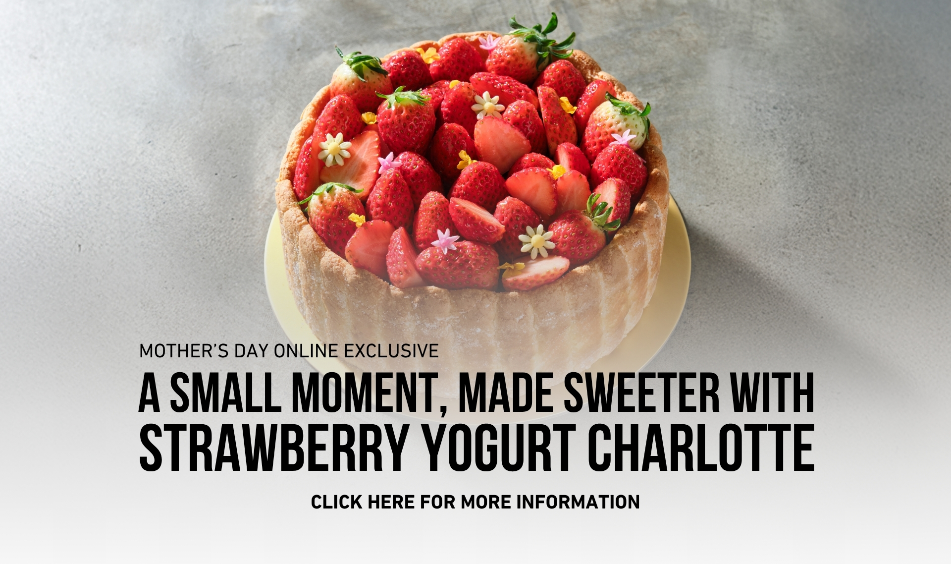 Mother's Day 2026 - Strawberry Yogurt Charlotte