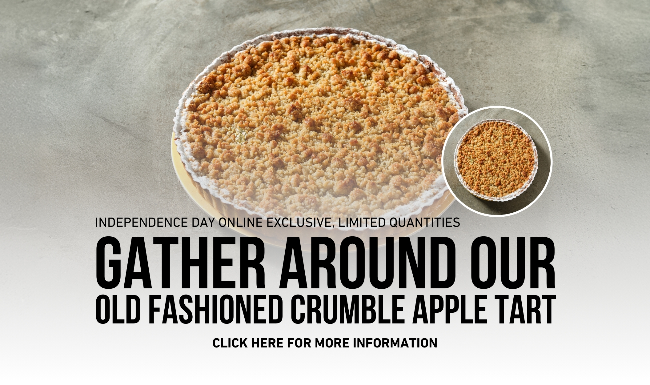 Old Fashioned Crumble Apple Tart