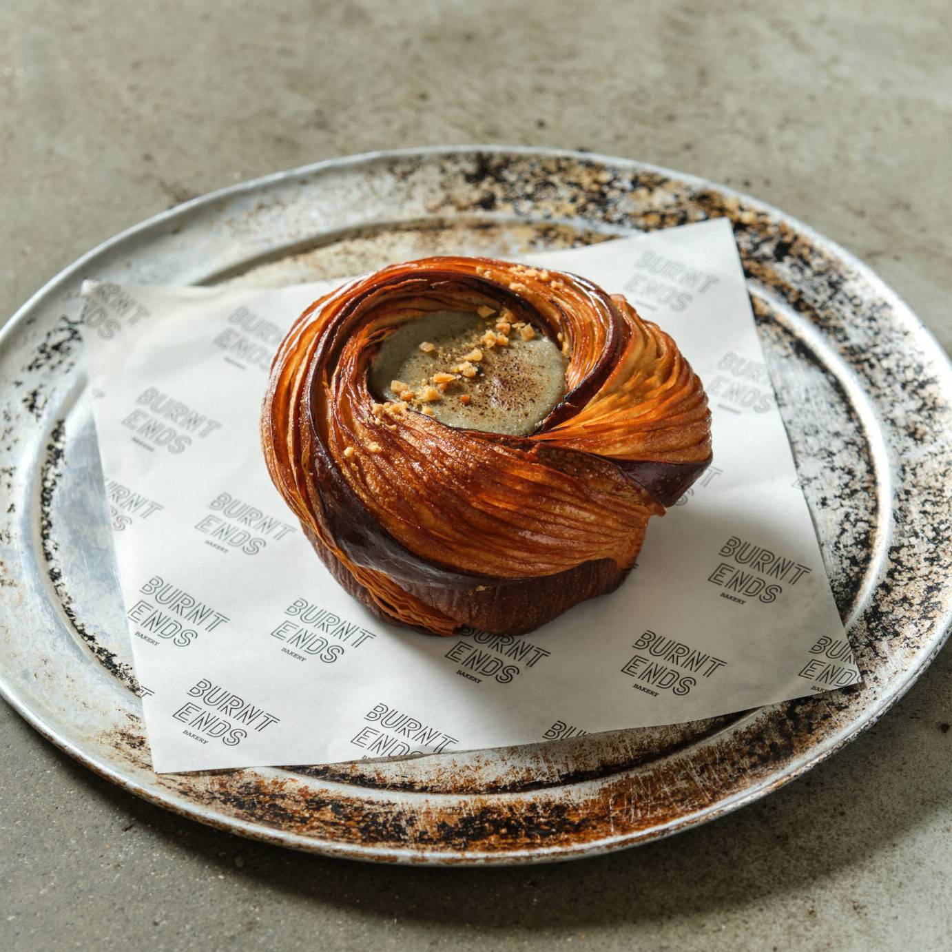 Black Sesame Burnt Cheese Danish